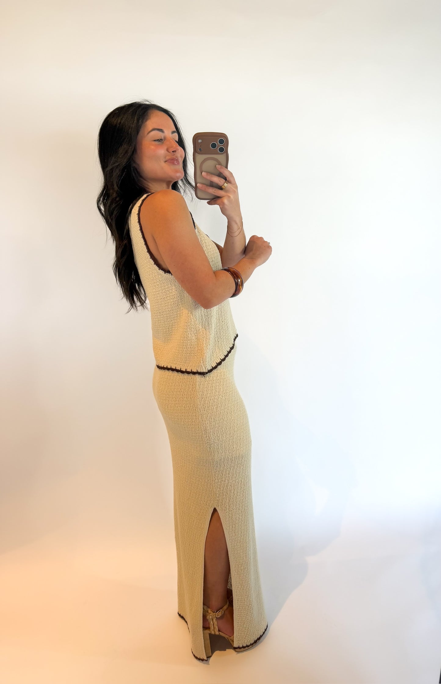 Yessenia Whipstitch Skirt