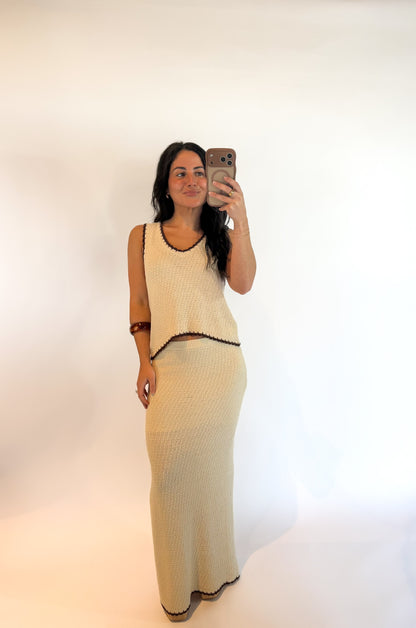 Yessenia Whipstitch Skirt