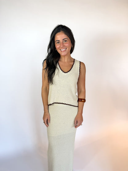 Yessenia Whipstitch Skirt