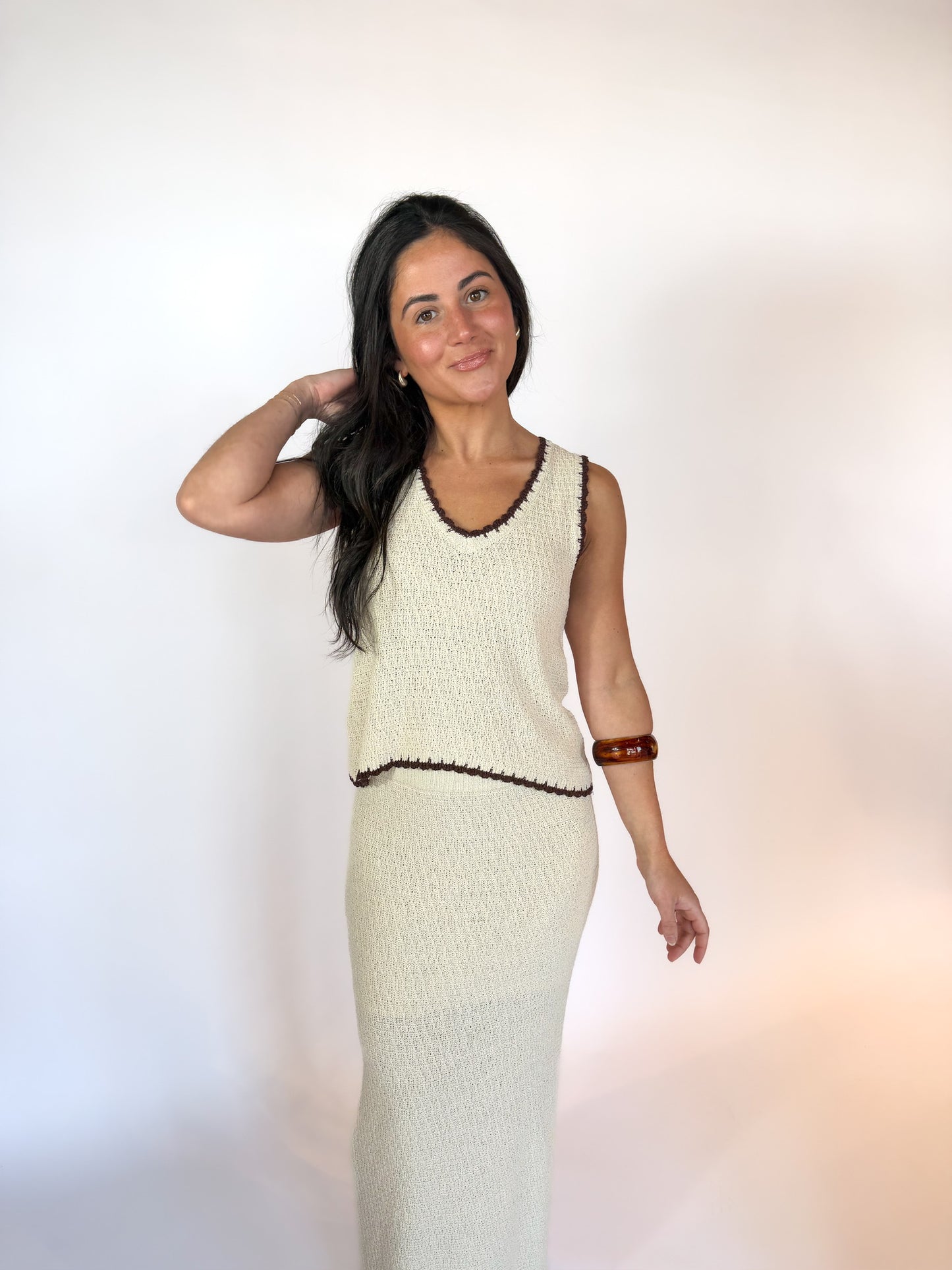 Yessenia Whipstitch Skirt