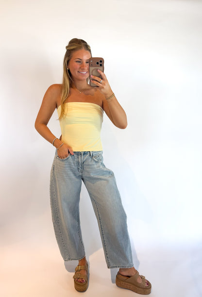 Close To You Strapless Top