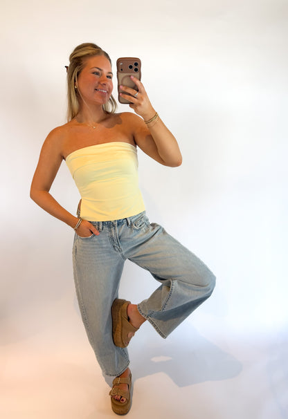 Close To You Strapless Top