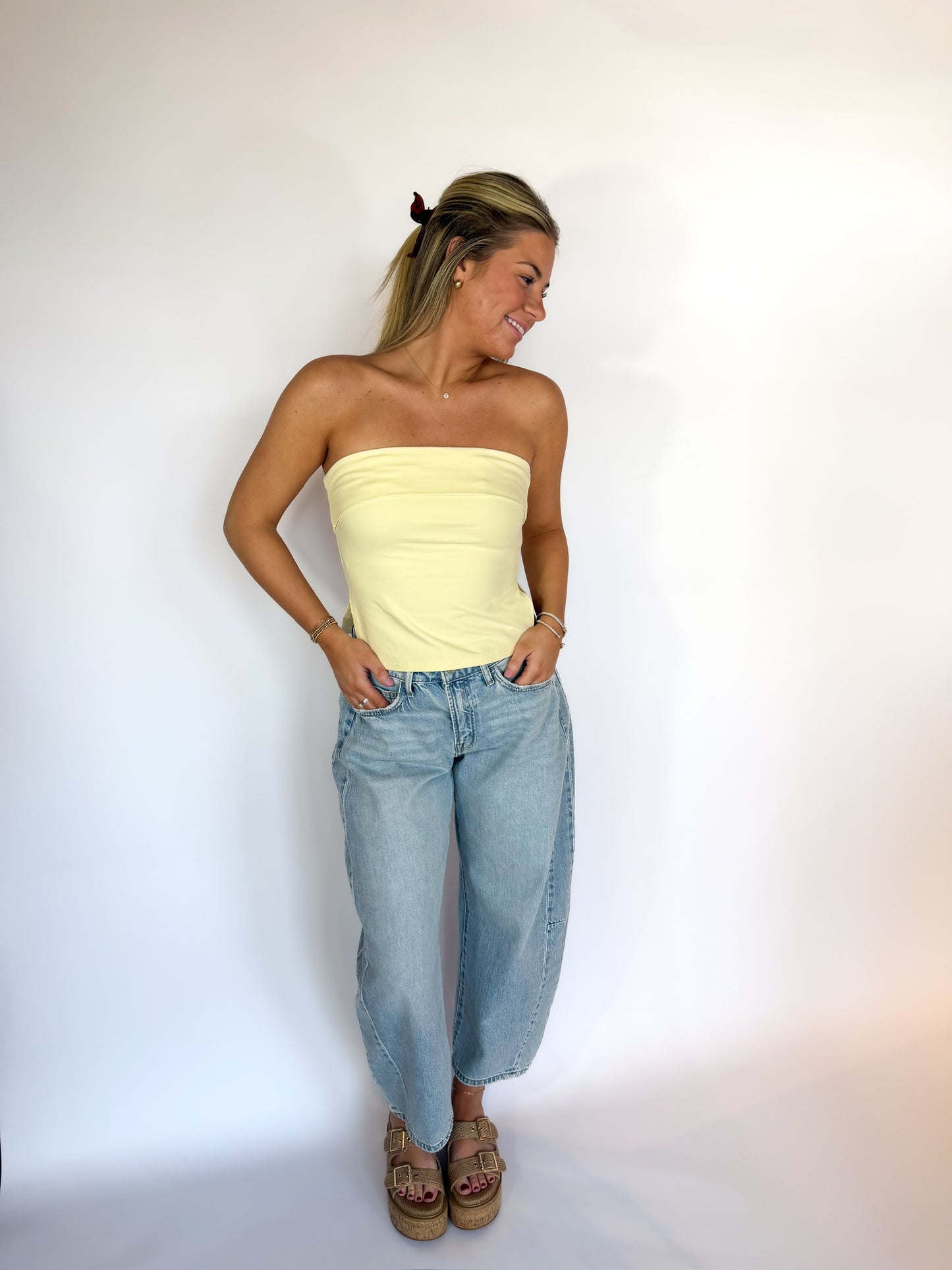 Close To You Strapless Top