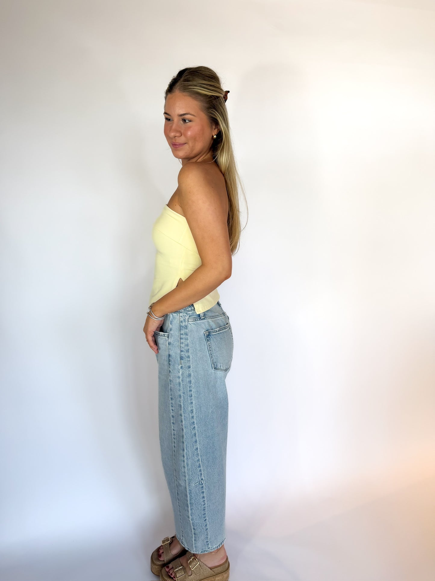 Close To You Strapless Top