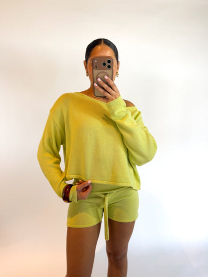 Same Side Off The Shoulder Sweater