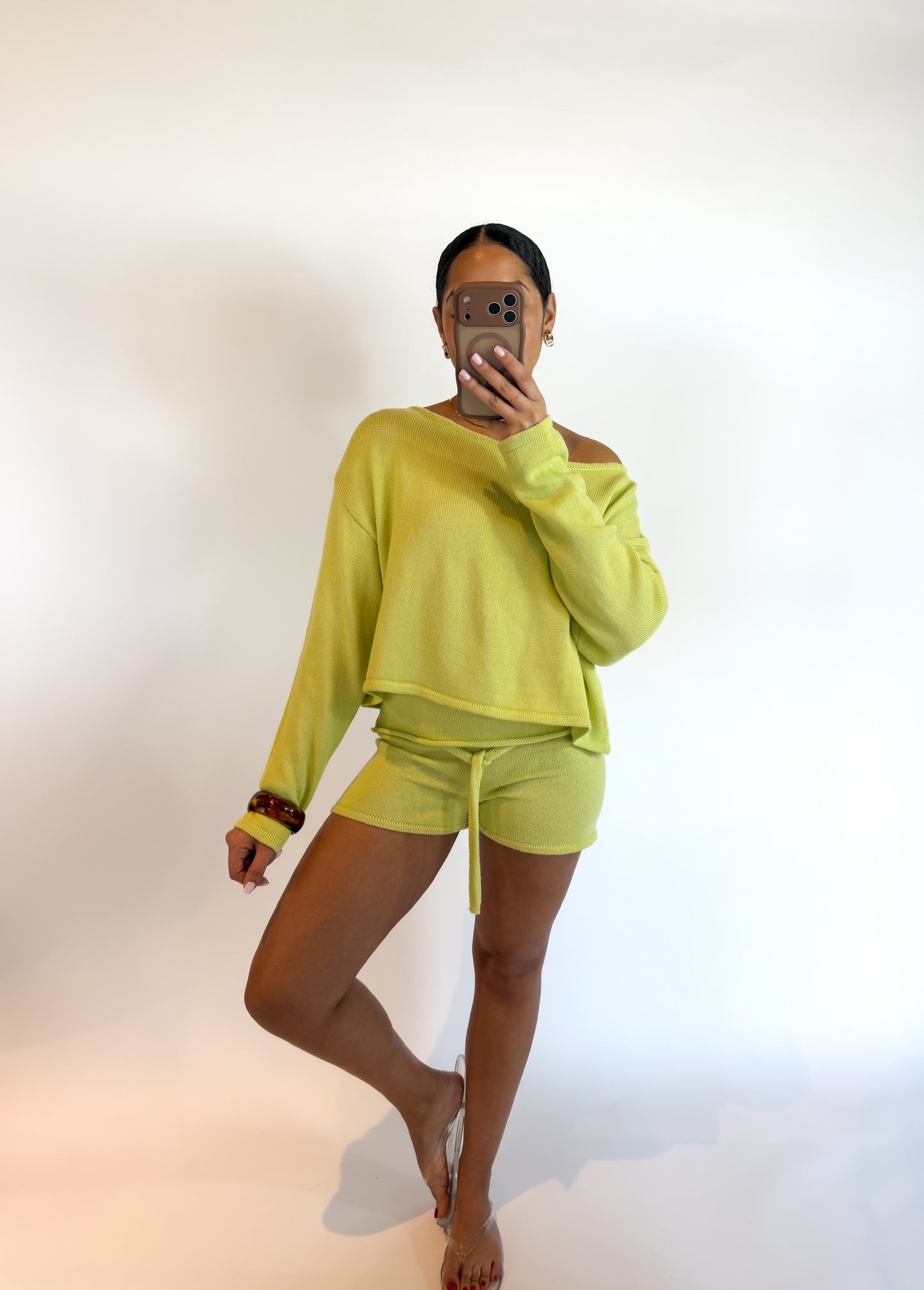 Same Side Off The Shoulder Sweater