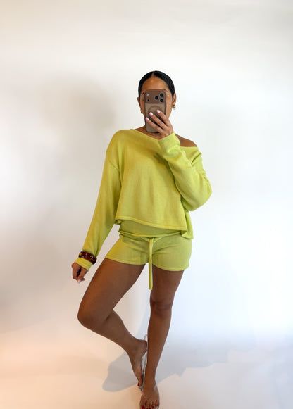 Same Side Off The Shoulder Sweater