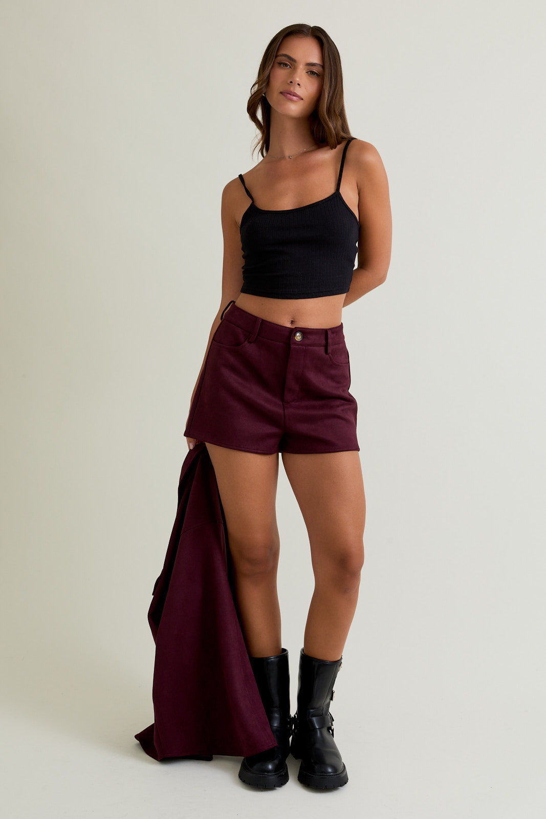 The Weekend Suede Shorts
