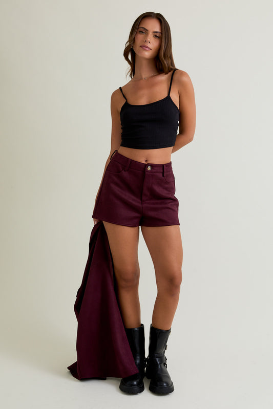 The Weekend Suede Shorts