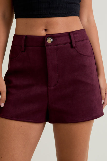 The Weekend Suede Shorts