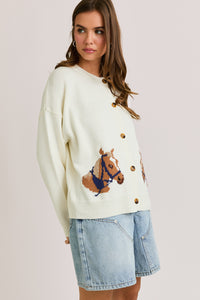 Horsing Around Cardigan