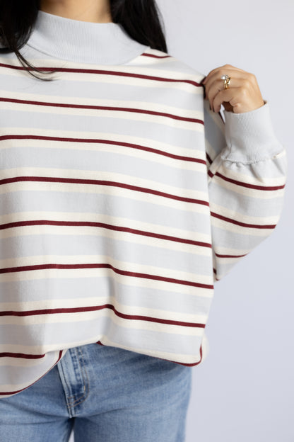 Palm Spring Striped Pullover