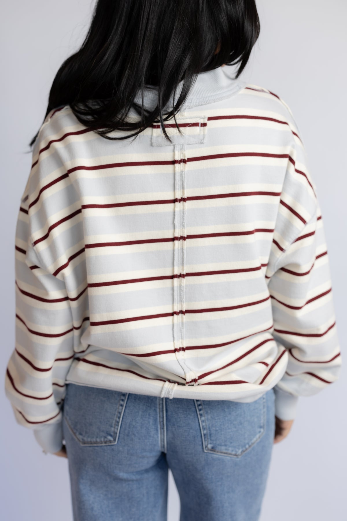 Palm Spring Striped Pullover