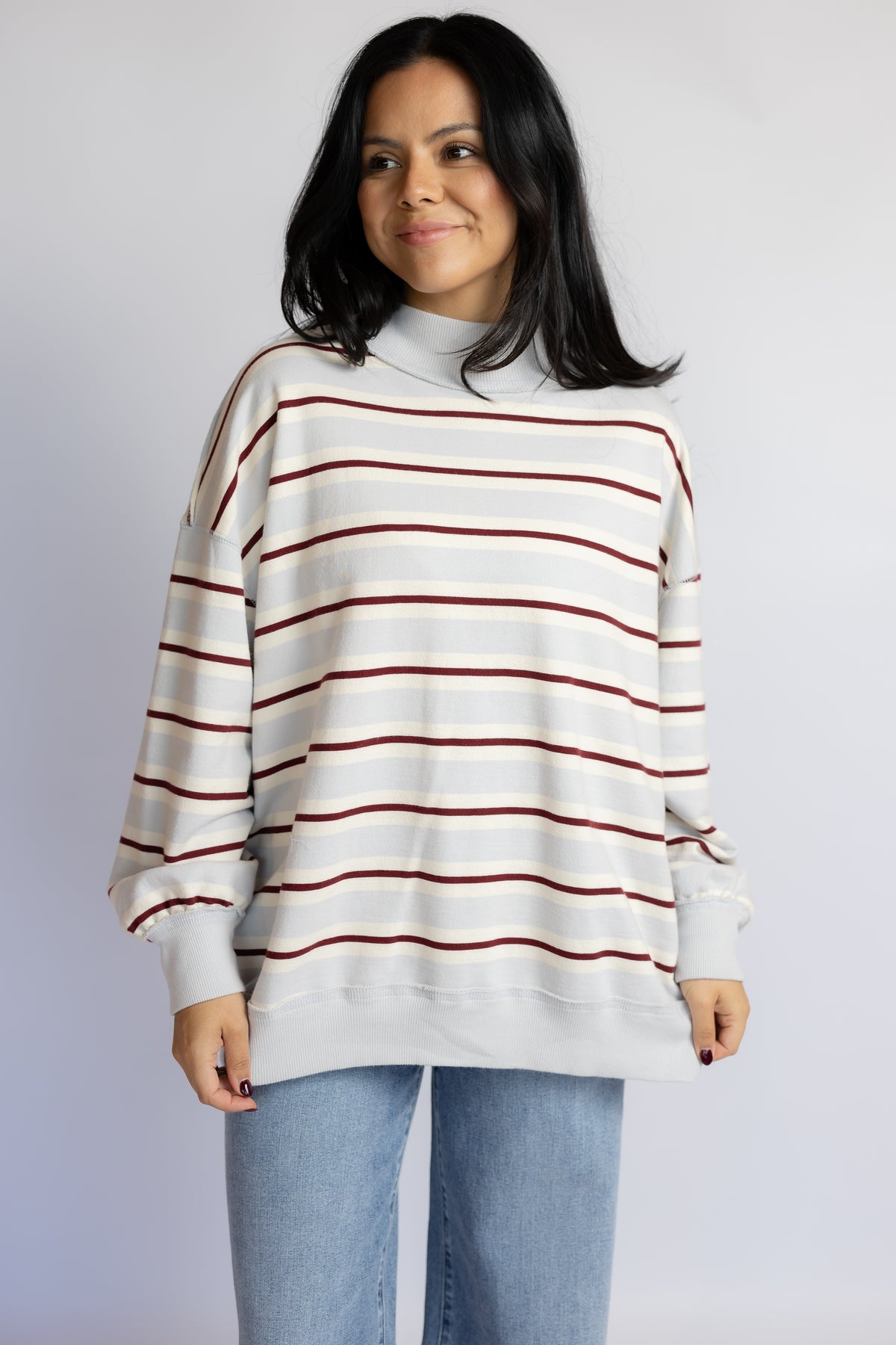 Palm Spring Striped Pullover