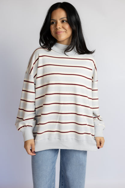 Palm Spring Striped Pullover