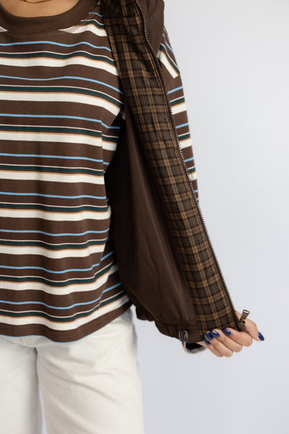 Worth It Plaid Quilted Vest