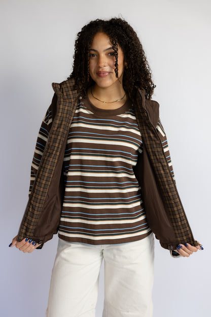 Worth It Plaid Quilted Vest