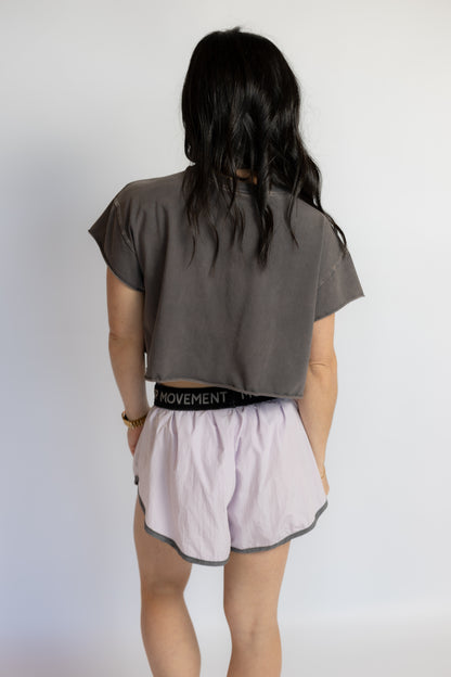 Now Or Never Short Cool Lilac