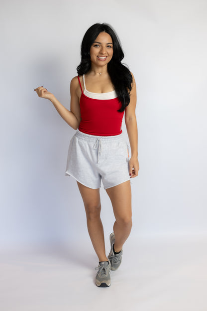 Knockout Short Heather Grey