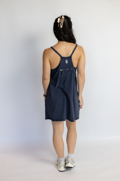 Hot Shot Mini Dress Navy