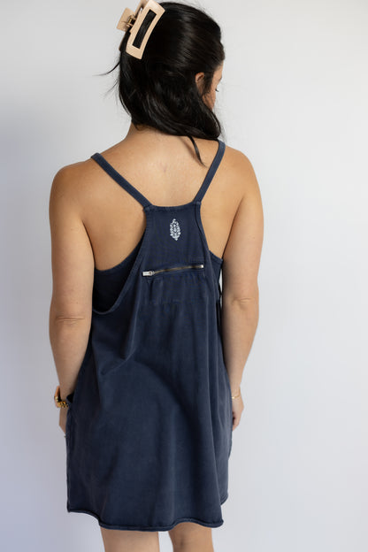 Hot Shot Mini Dress Navy