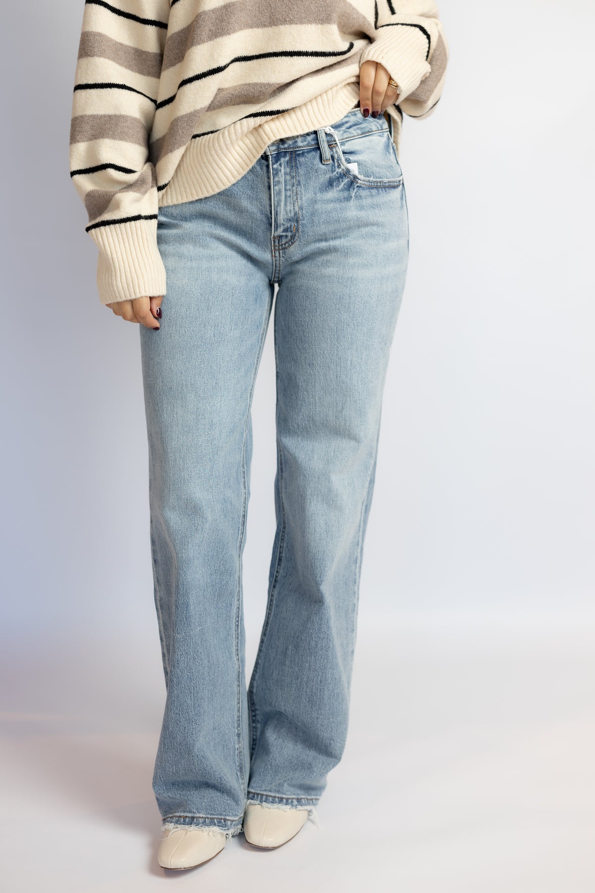 Highest Shelf Slim Wide Jeans