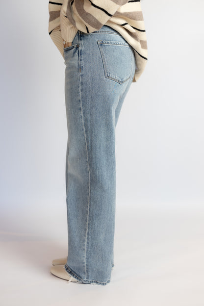 Highest Shelf Slim Wide Jeans