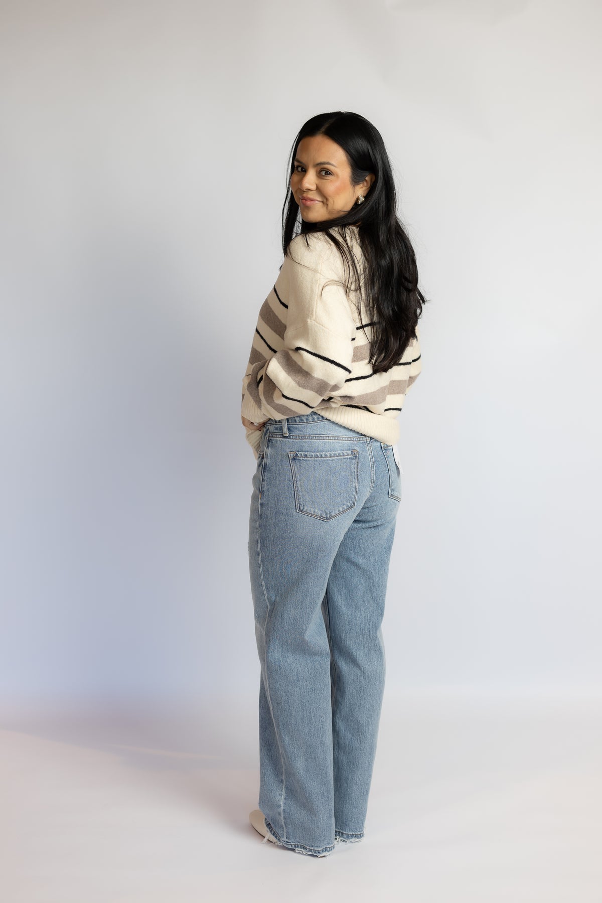 Highest Shelf Slim Wide Jeans