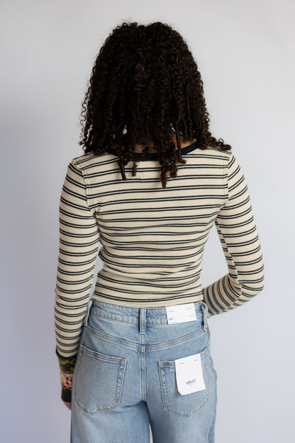 Noa Striped Cardigan