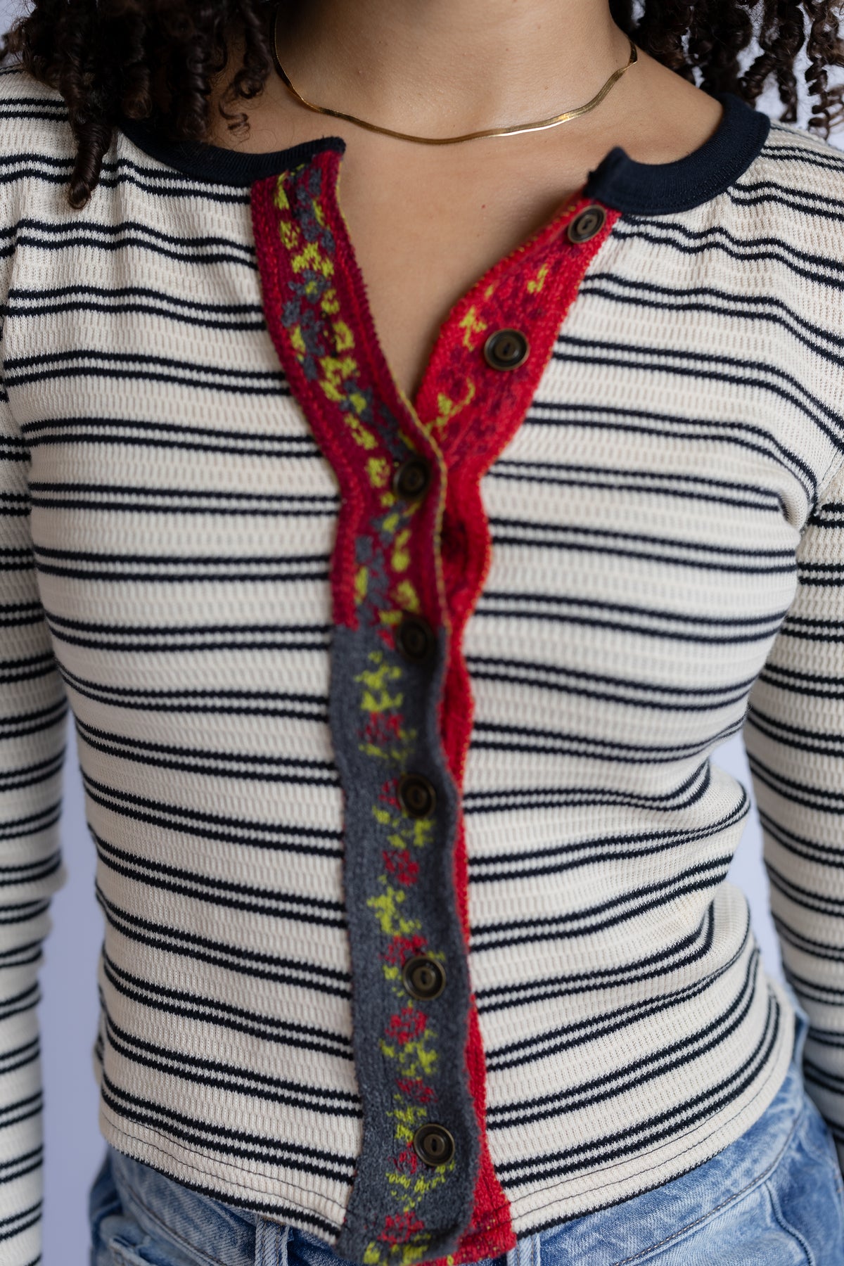 Noa Striped Cardigan