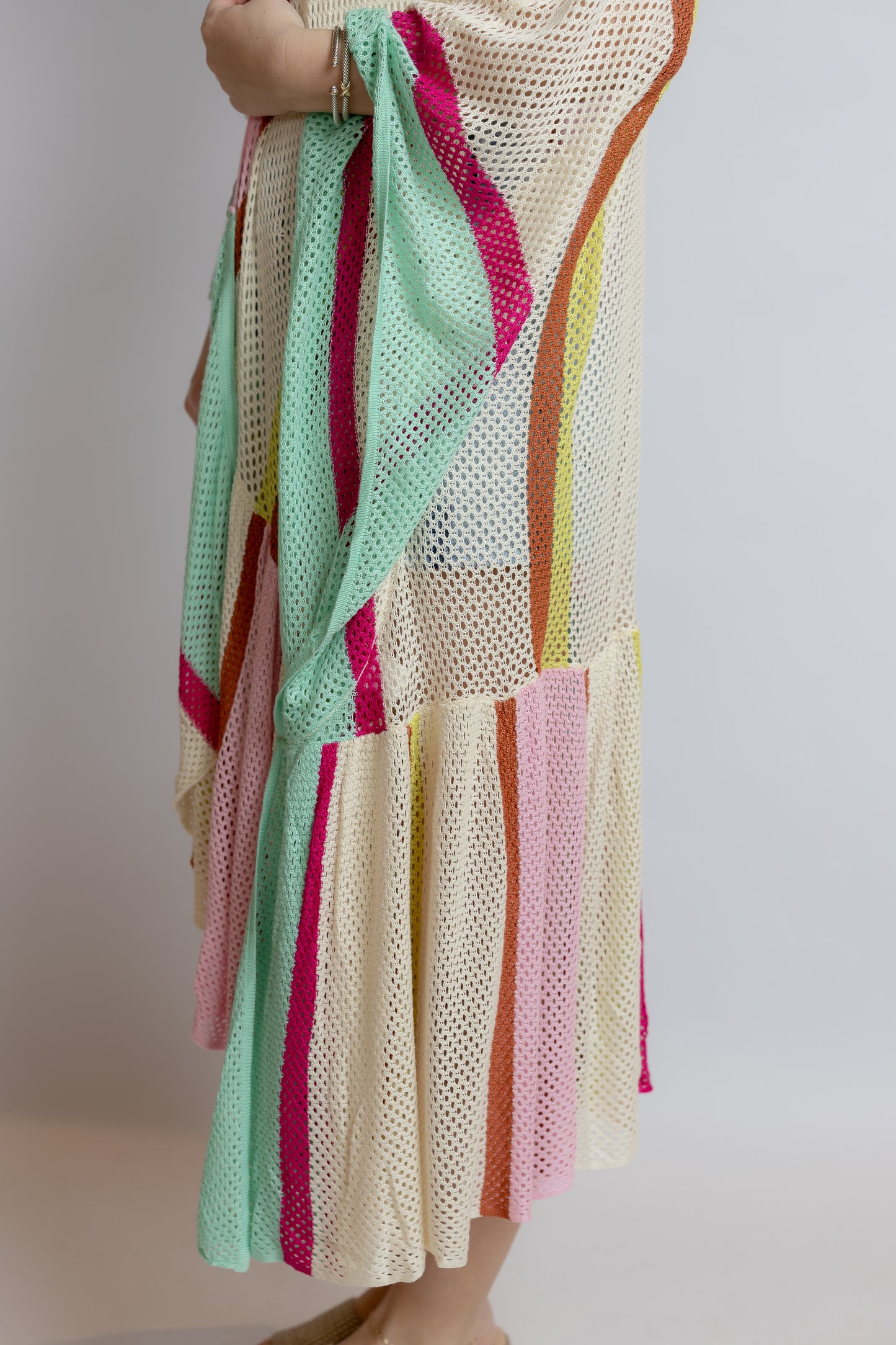 At The Start Striped Cardigan