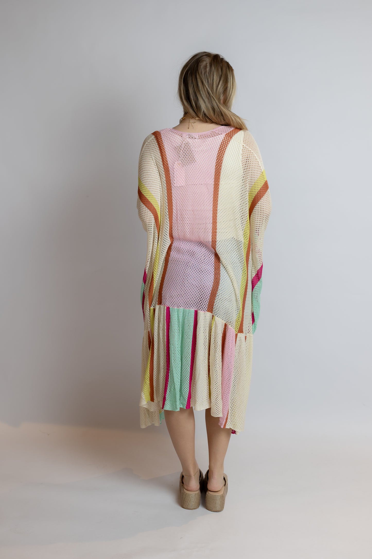At The Start Striped Cardigan