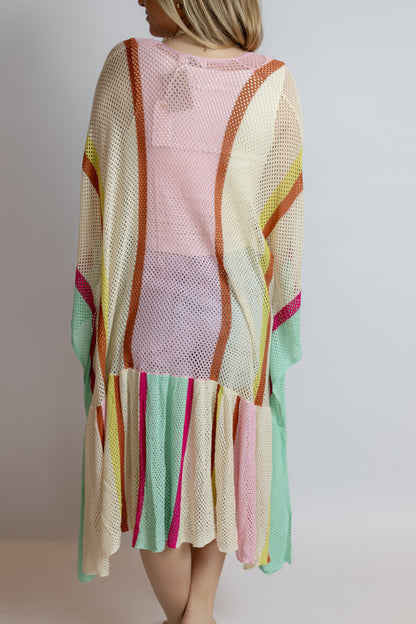 At The Start Striped Cardigan