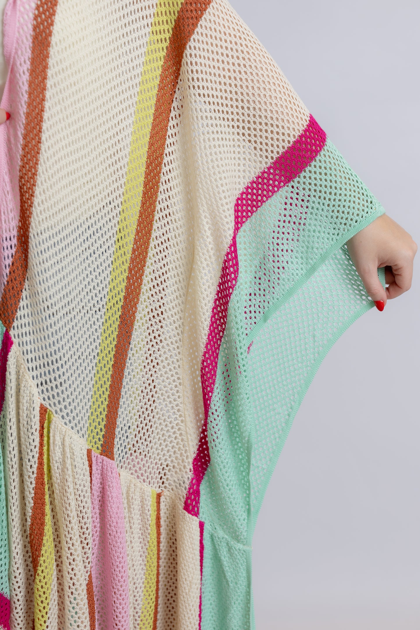 At The Start Striped Cardigan
