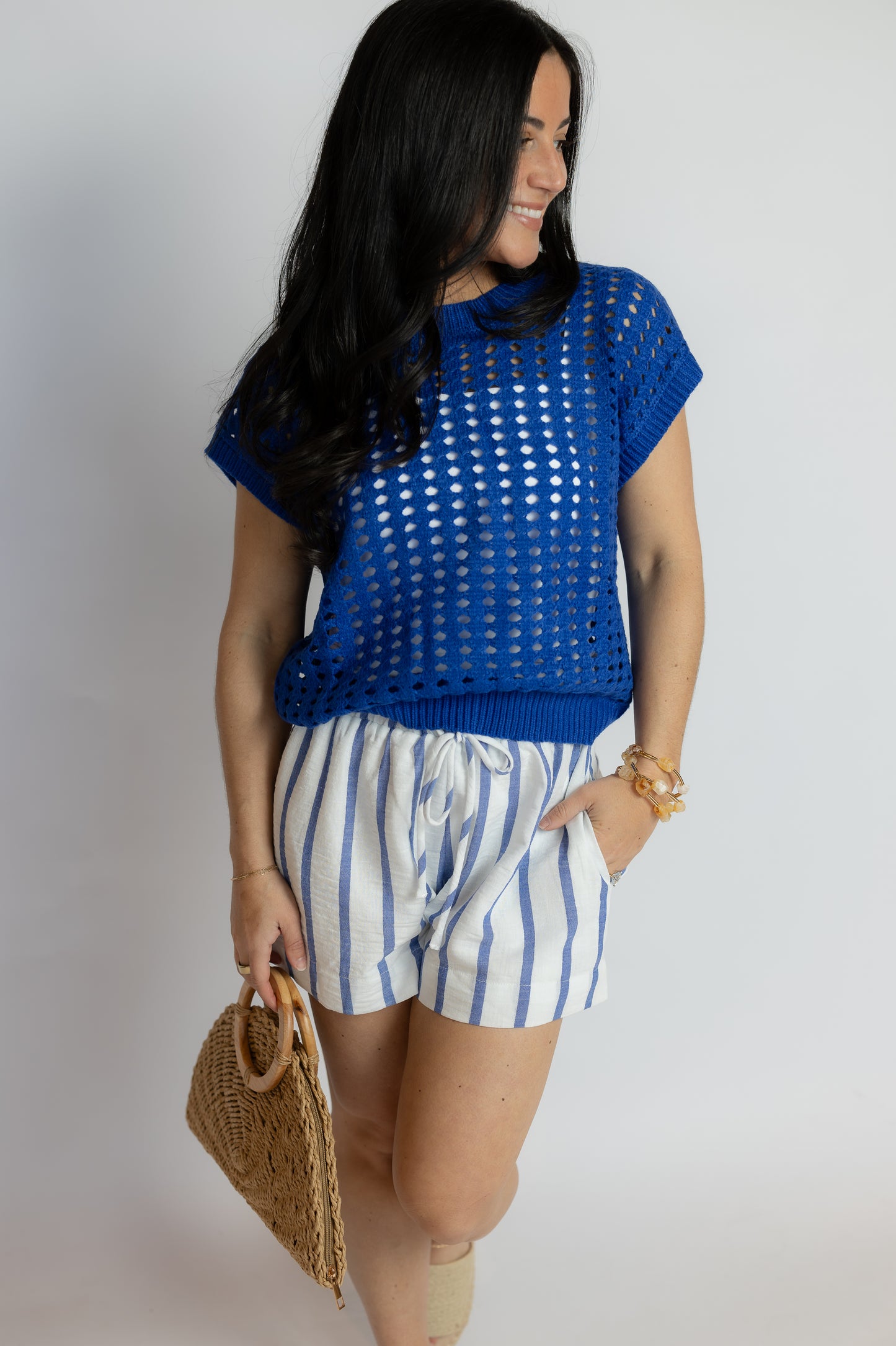 Elia Open Knit Pullover