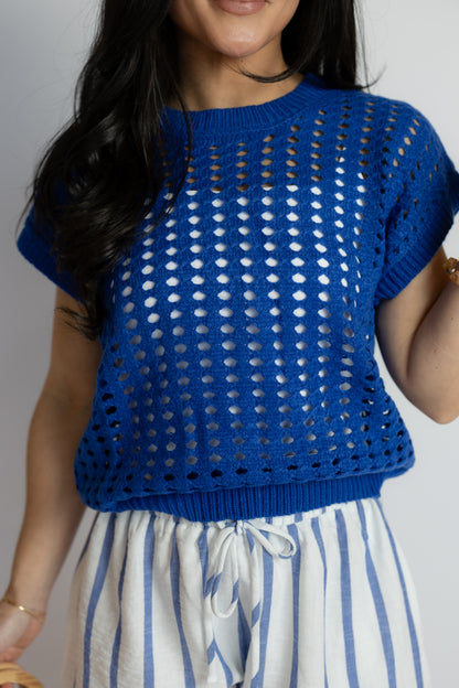 Elia Open Knit Pullover