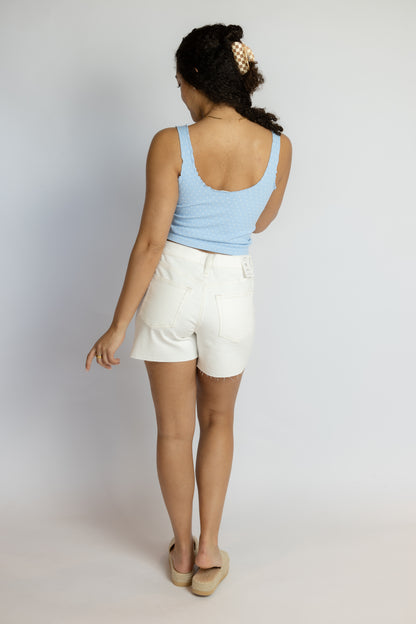 Chelsea Polka Dot Edge Crop
