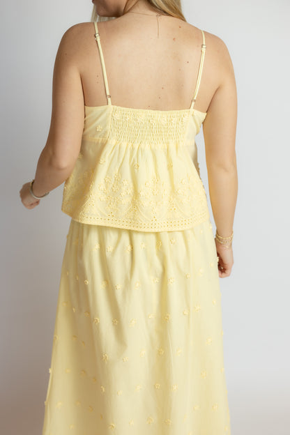 Beachglass Embroidered Tank