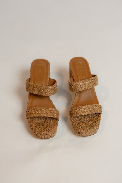 Echo Platform Sandal Cognac