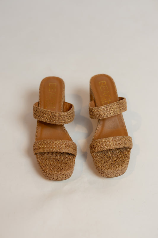 Echo Platform Sandal Cognac