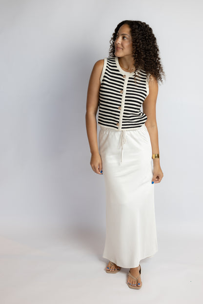 Manon Stripe Sweater Vest