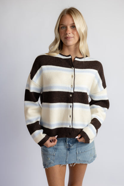 Stella Striped Cardigan