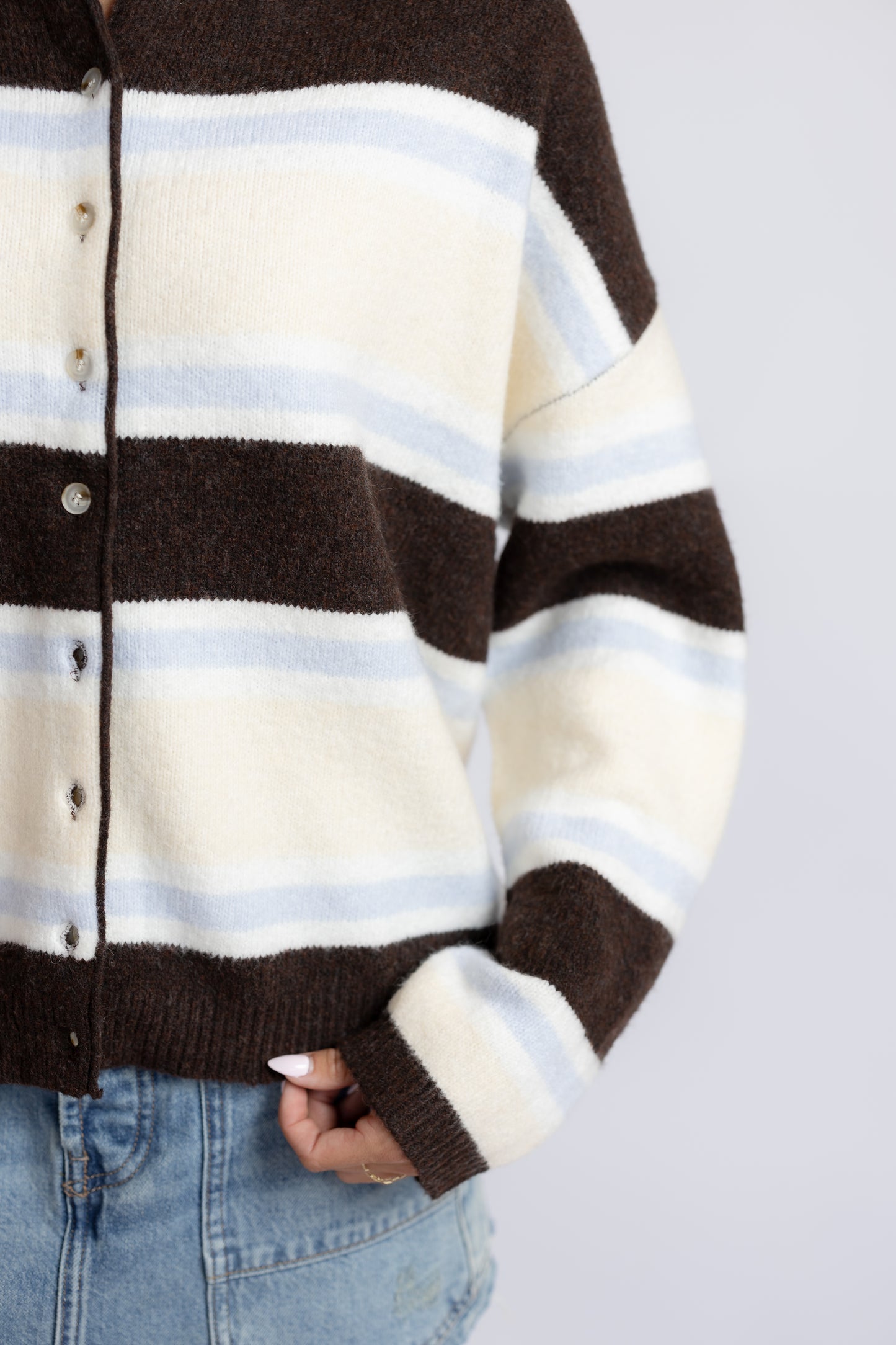 Stella Striped Cardigan