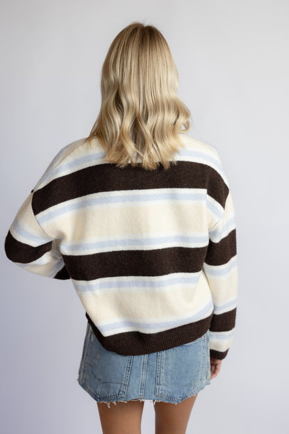 Stella Striped Cardigan
