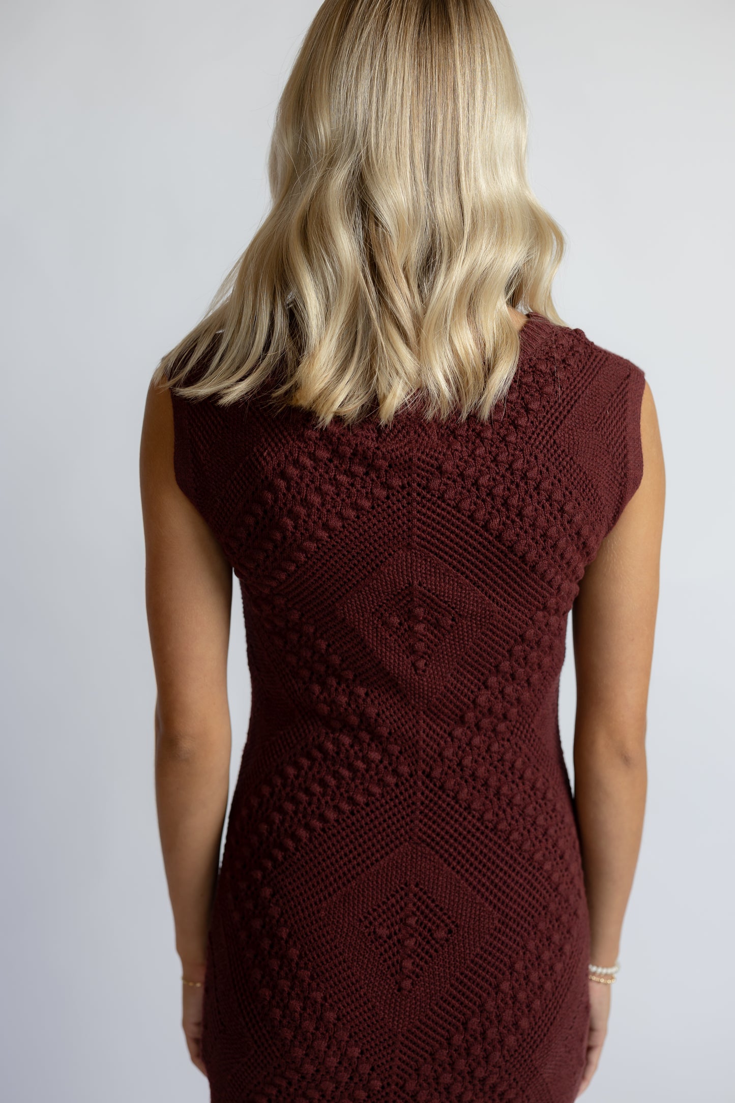 Wandering Intricate Knit Dress