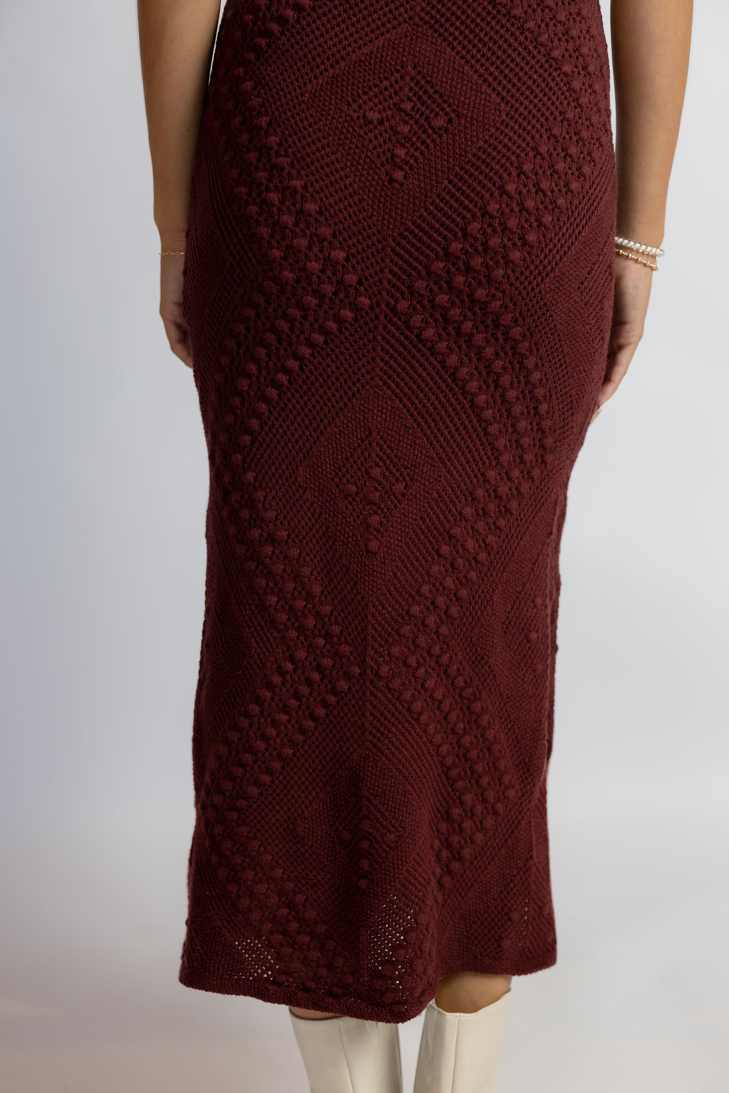 Wandering Intricate Knit Dress