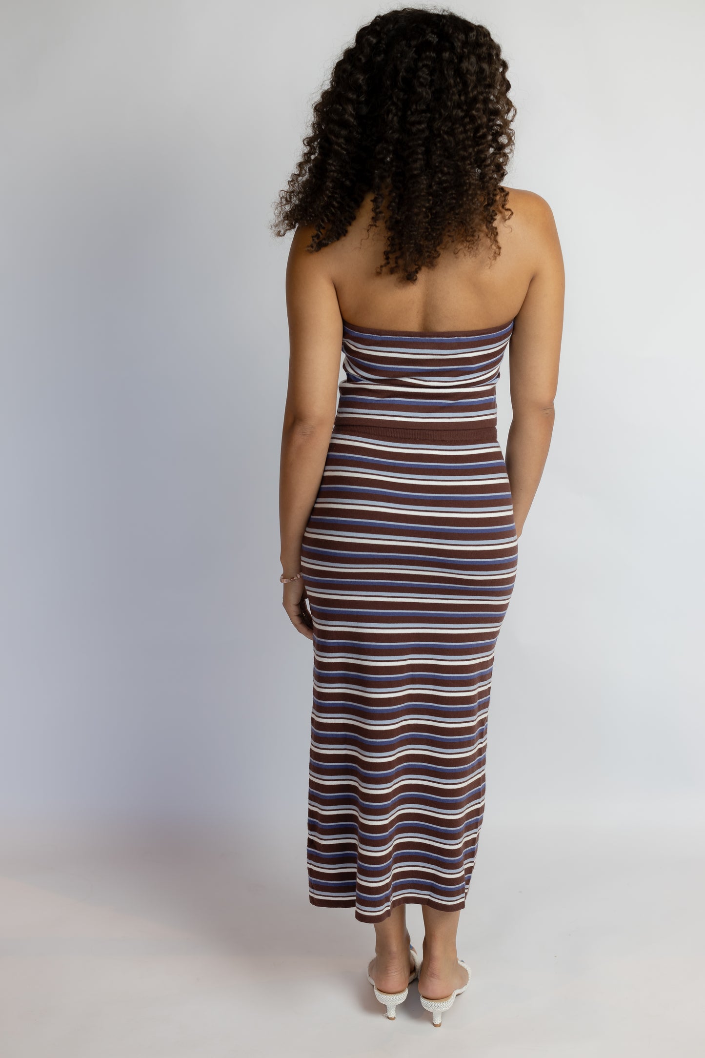My Whole World Striped Tube Top