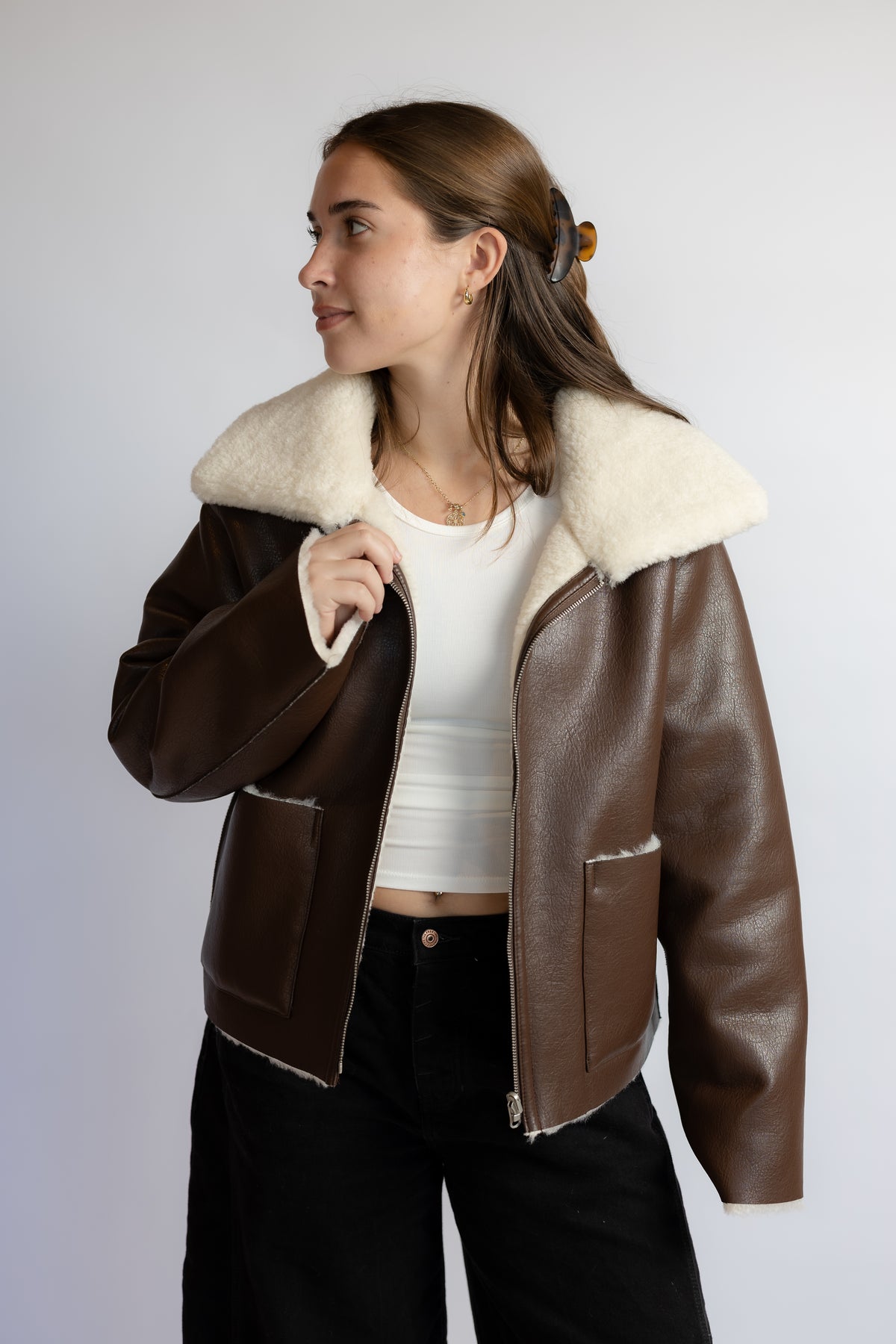 Jensen Reversible Jacket Dark Chocolate