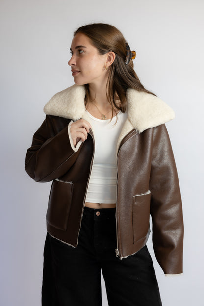 Jensen Reversible Jacket Dark Chocolate