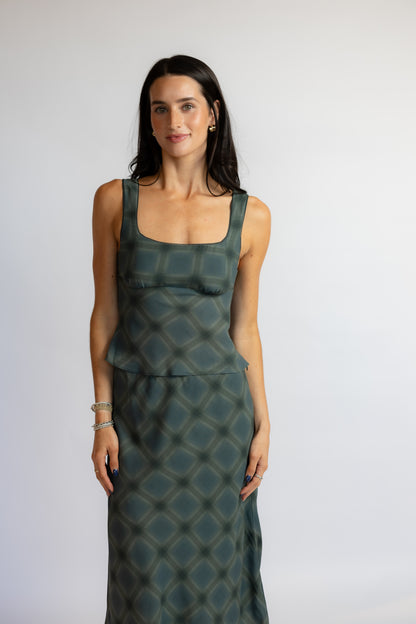 Donatella Printed Midi Skirt